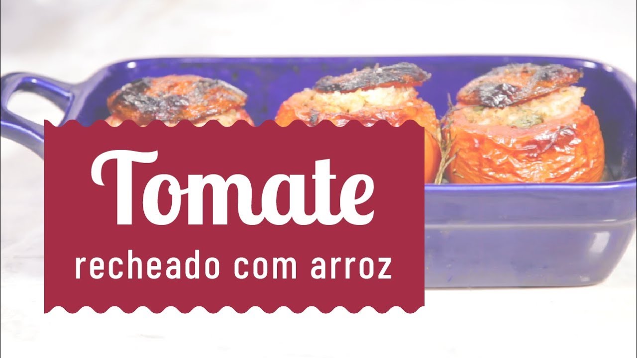 Receita de tomate recheado com arroz