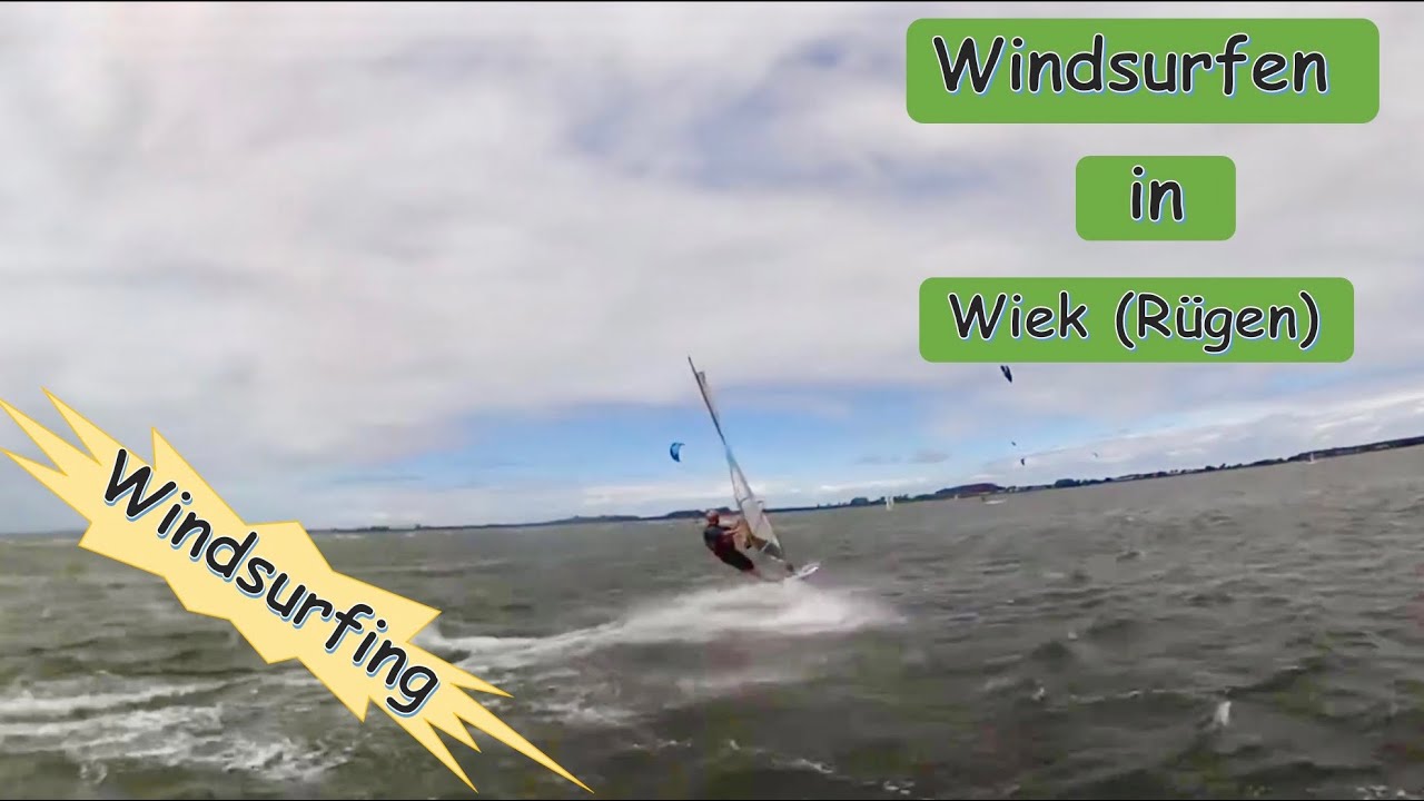 Windsurfen in Wiek auf Rügen