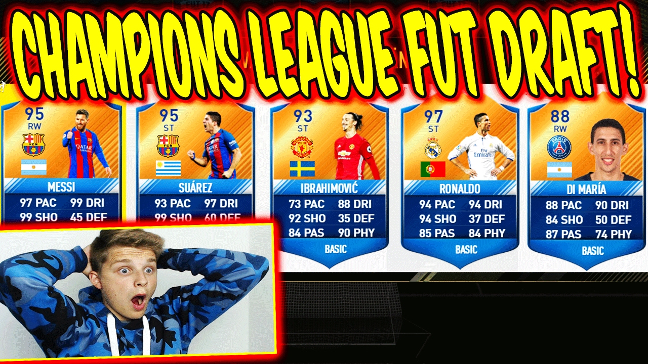 HEFTIGE CHAMPIONS LEAGUE FUT DRAFT CHALLENGE!! 😝⚽⛔️ - FIFA 17 ULTIMATE TEAM (DEUTSCH)