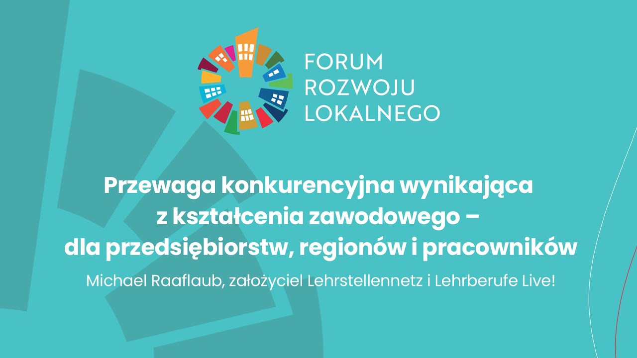 Michael Raaflaub - Przewaga konkurencyjna wynikająca z kształcenia zawodowego
