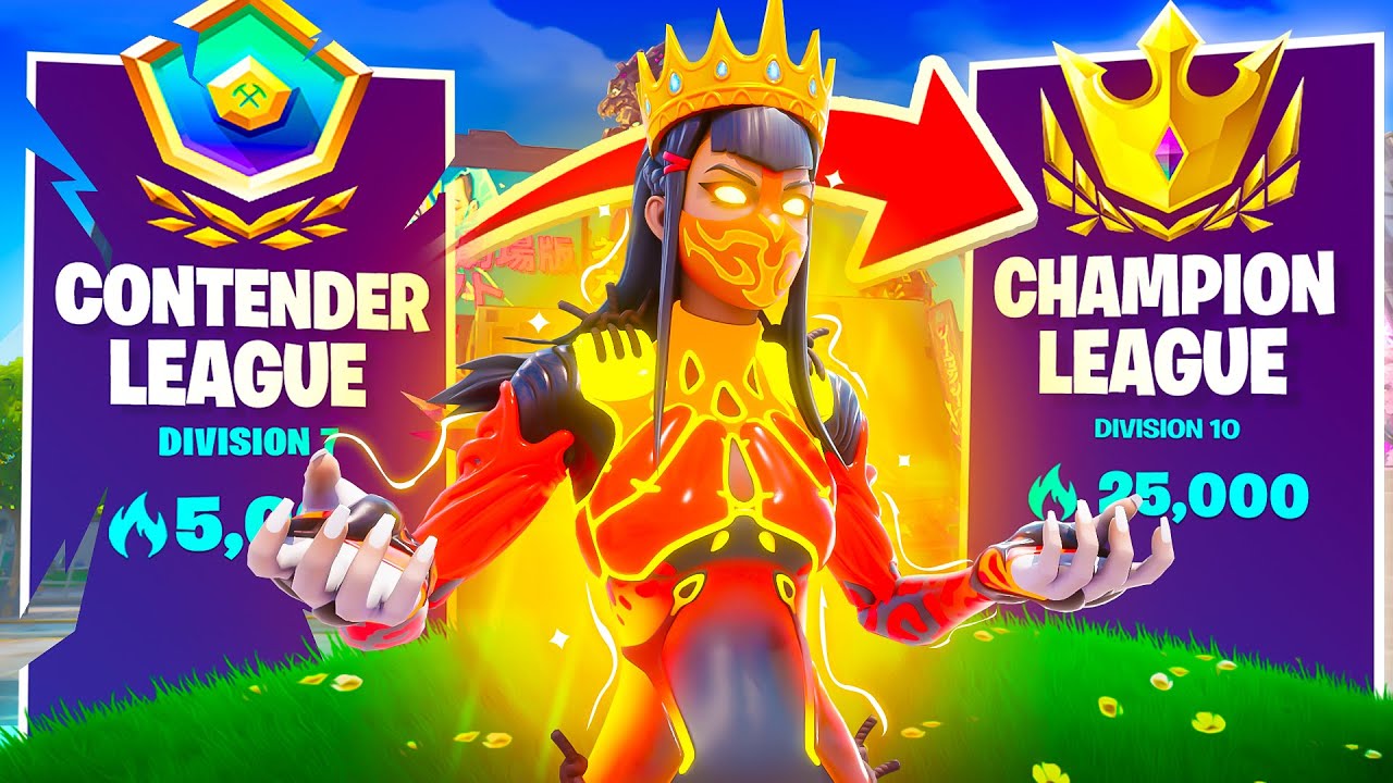 FINALLY Reaching CHAMPIONS LEAGUE in Fortnite Season 2!