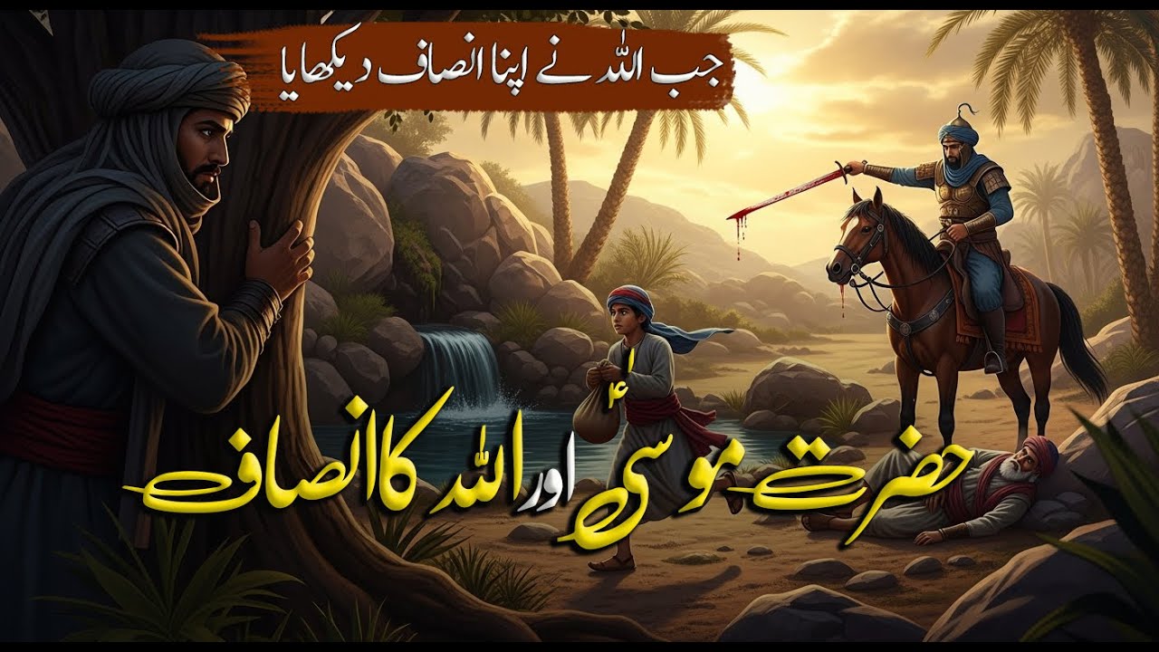 Hazrat Musa (A.S) Aur Allah Ka Insaaf | Jab Allah Ne Apna Insaaf Dikhaya |  Moral Stories