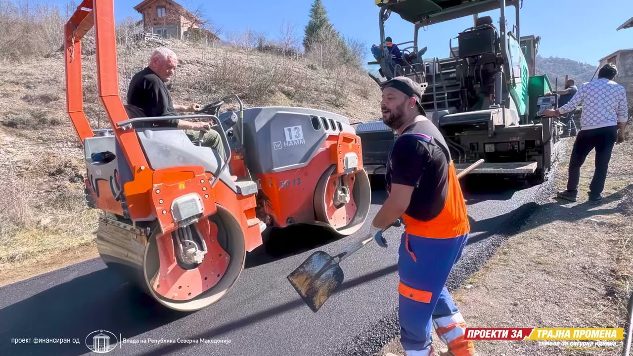 Реконструкција на локален пат до с.Близанци во Општина Кратово - РАБОТНА ФАЗА