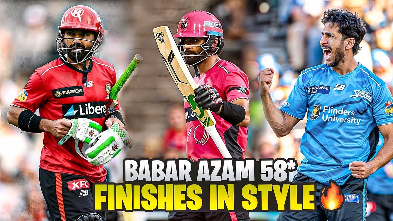 58* Not Out! Babar Azam Delivers Again 🔥😎 | Rizwan Struggles 👀