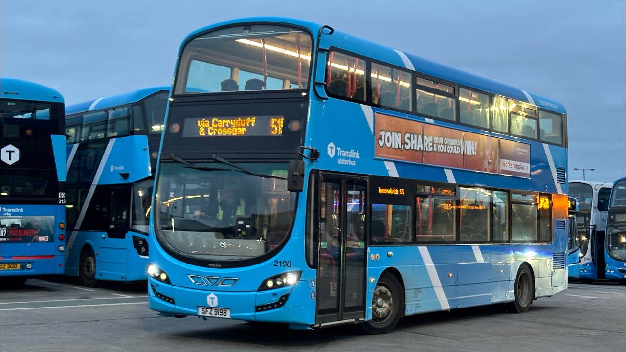 Translink Ulsterbus | Volvo B5TL Gemini 3 | 2198 (SFZ 9198) | 16a to Downpatrick