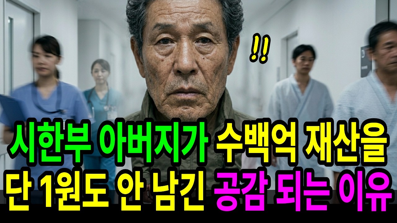 아버지의 유산은 통장 잔고 0원, 시한부 선고 후 전 재산 다 써버렸는데 후회는 없다 | 창작드라마 | 오디오북 |