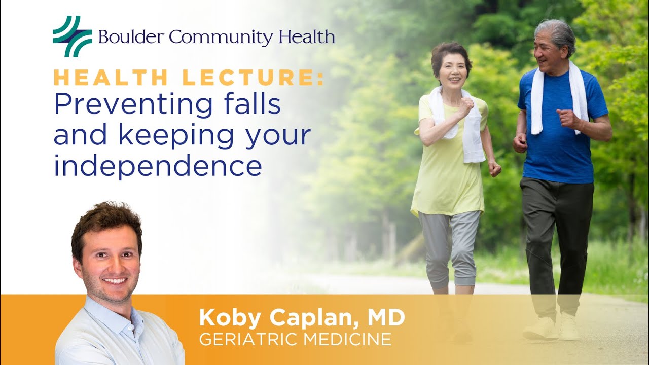 Preventing falls and keeping your independence - Free online health lecture Sept 25