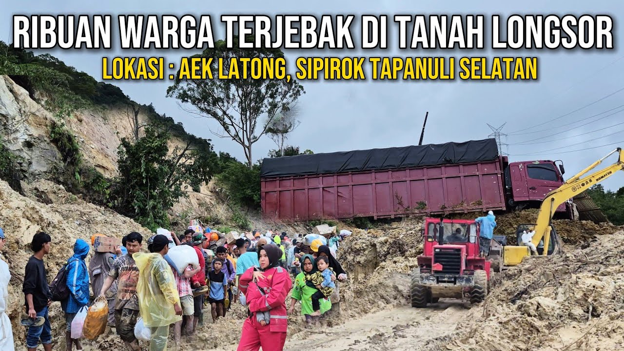 RIBUAN WARGA TERJEBAK DI TANAH LONGSOR 3 HARI 3 MALAM, Lokasi Sekitar Batu Jomba