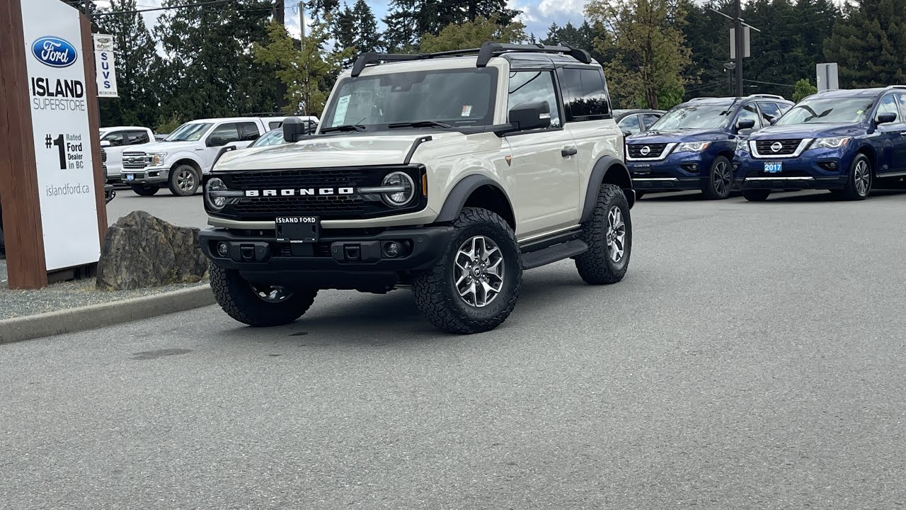 2025 Ford Bronco Badlands + 2 Door, Trail Turn Assist Review | Island Ford 25442