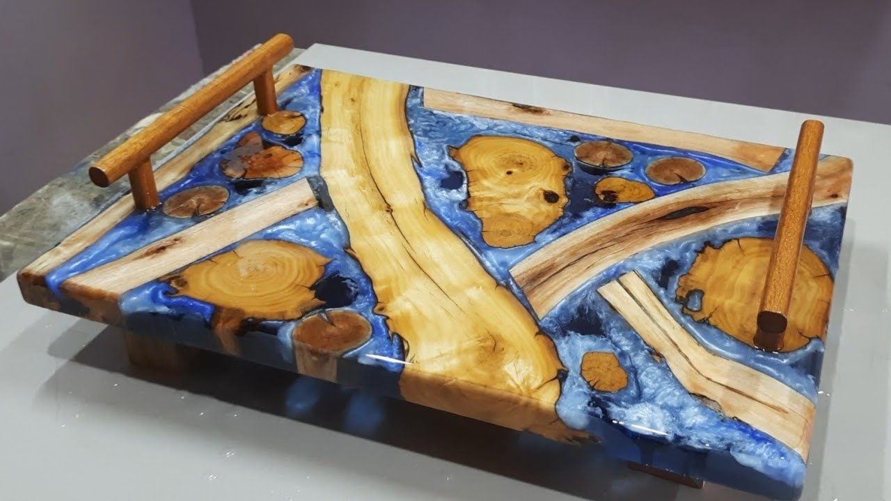 Linda bandeja com Porcelanato Líquido Cristal. @escutaoveio