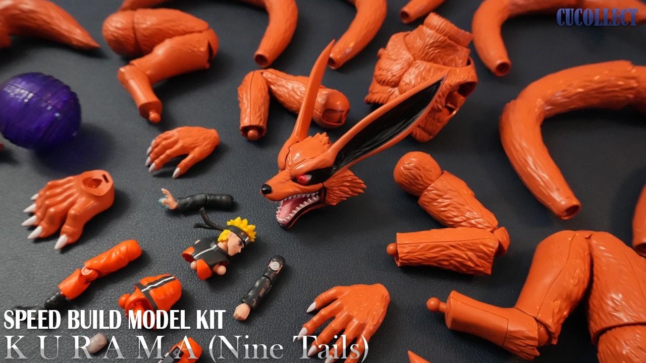 KURAMA (Nine Tails) | Legend Edition | ASMR Speed Build Model Kit | Blokees Naruto Shippuden