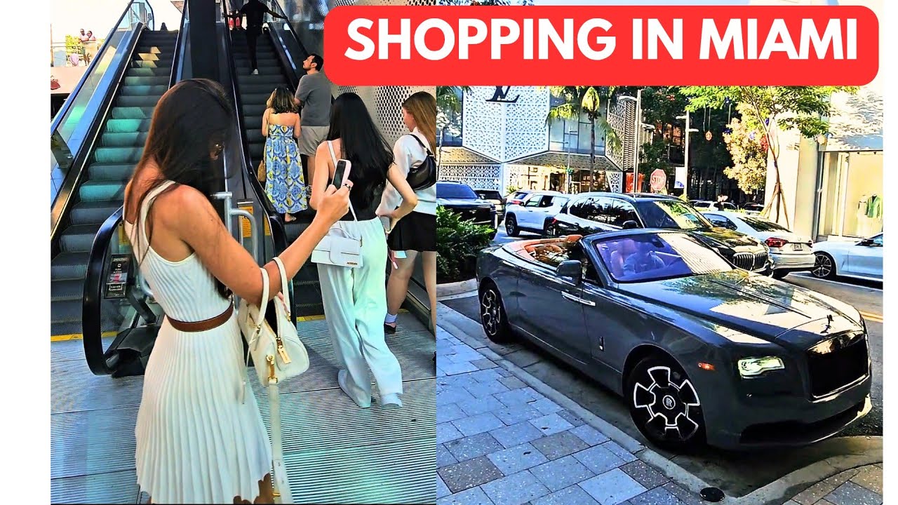 MIAMI MILLIONAIRE SPOTTING _ MIAMI SHOPPING WALK TOURS.