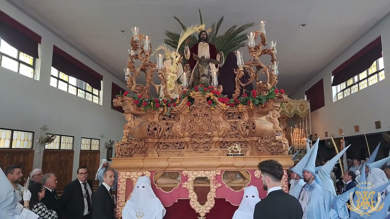 Salida de la Borriquita | 4K | Domingo de Ramos 2024, El Puerto de Santa María