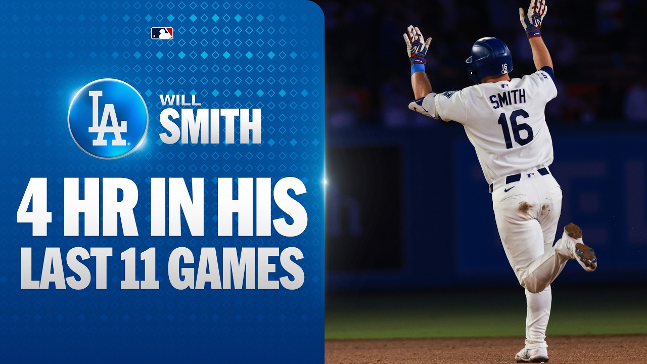 Will Smith clubs his 4th homer in his last 11 games for the Dodgers! 💥 | MLB Highlights