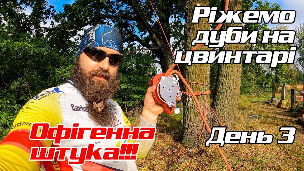 Ріжемо дуби на цвинтарі день 3