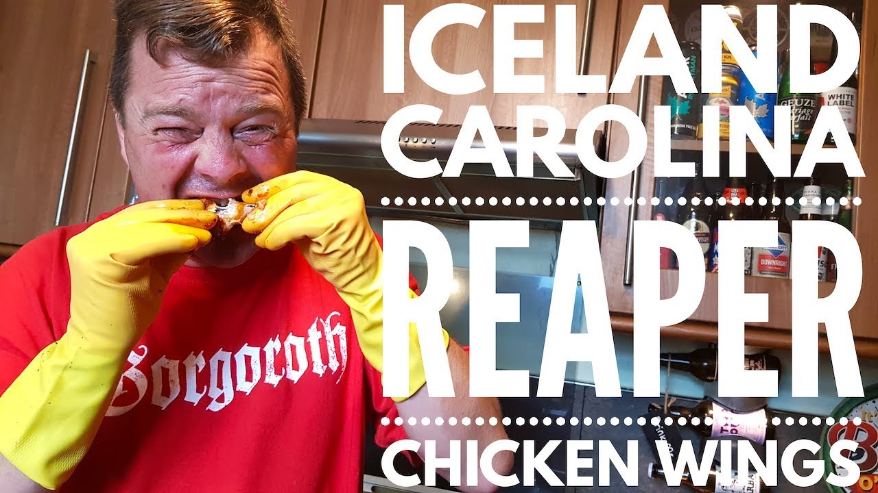 Iceland Red Hot Chicken Wings Carolina Reaper Chilli !!!!!