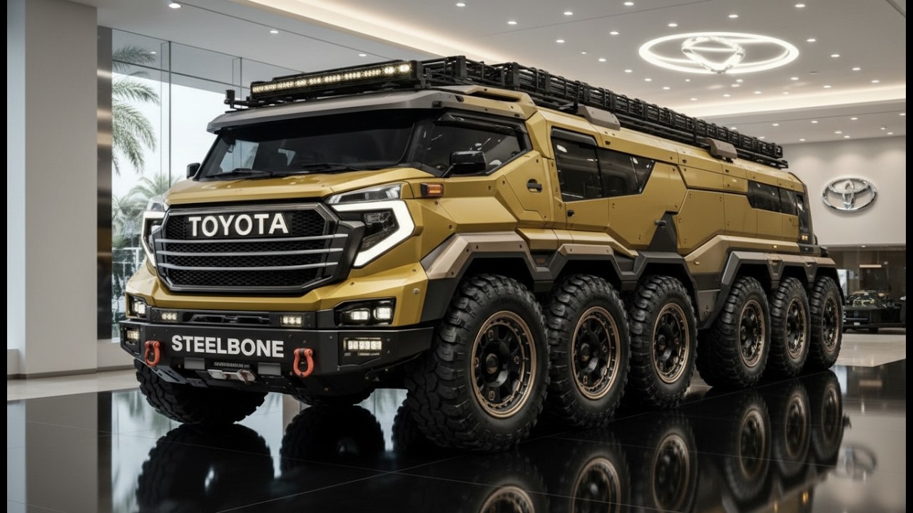 2026 Toyota SteelBone 12x12 – The Ultimate 12-Wheel Overland Monster |