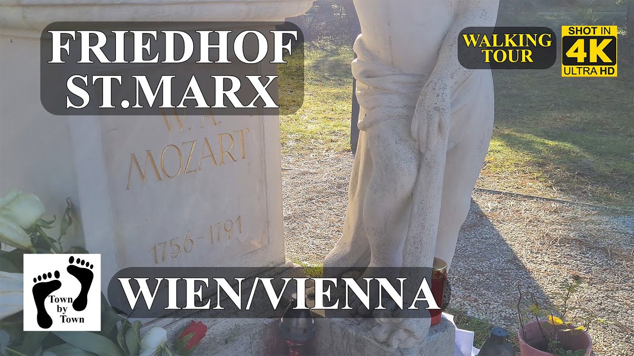 💥 Friedhof, Cemetary St.Marx, Wien, Vienna Walking Tour, 4k, 60fps