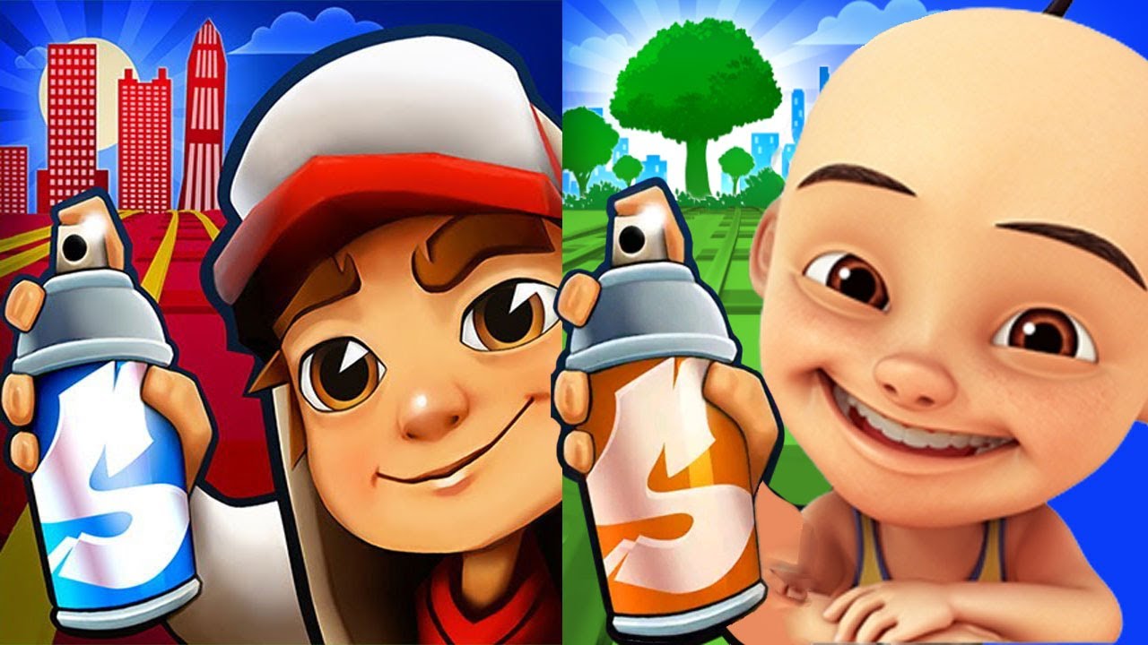 Subway Surfers Shenzhen 2023 - The Burger King vs Upin & Ipin Subway Run