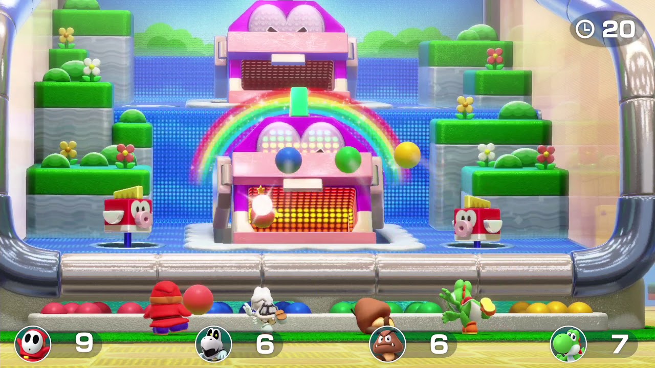 Super Mario Party - Mariothon | Guy Shy, Yoshi, Boomba, Dry Bones #5 MARIO CRAZY