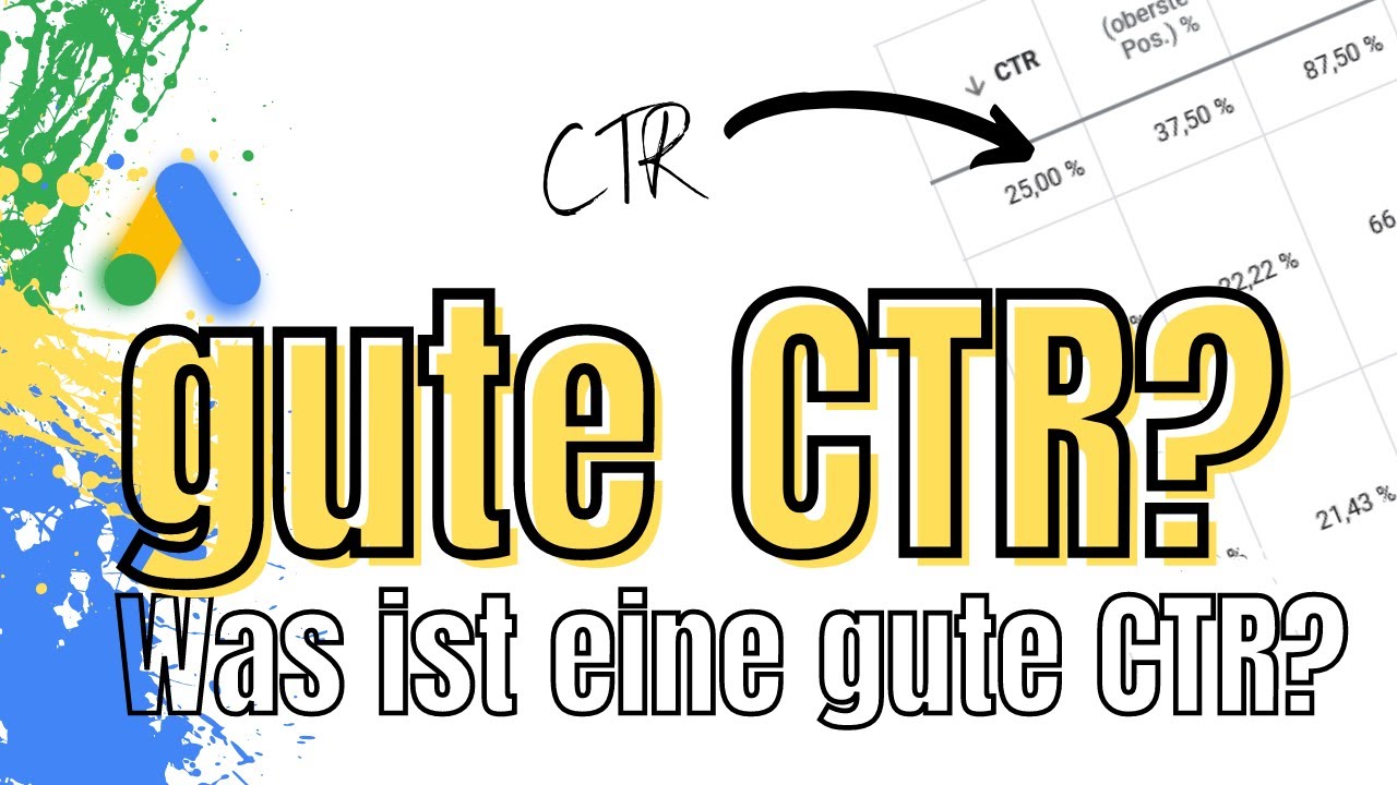 Was ist eine gute CTR bei Google Ads? Click-Through-Rate Adwords 2022