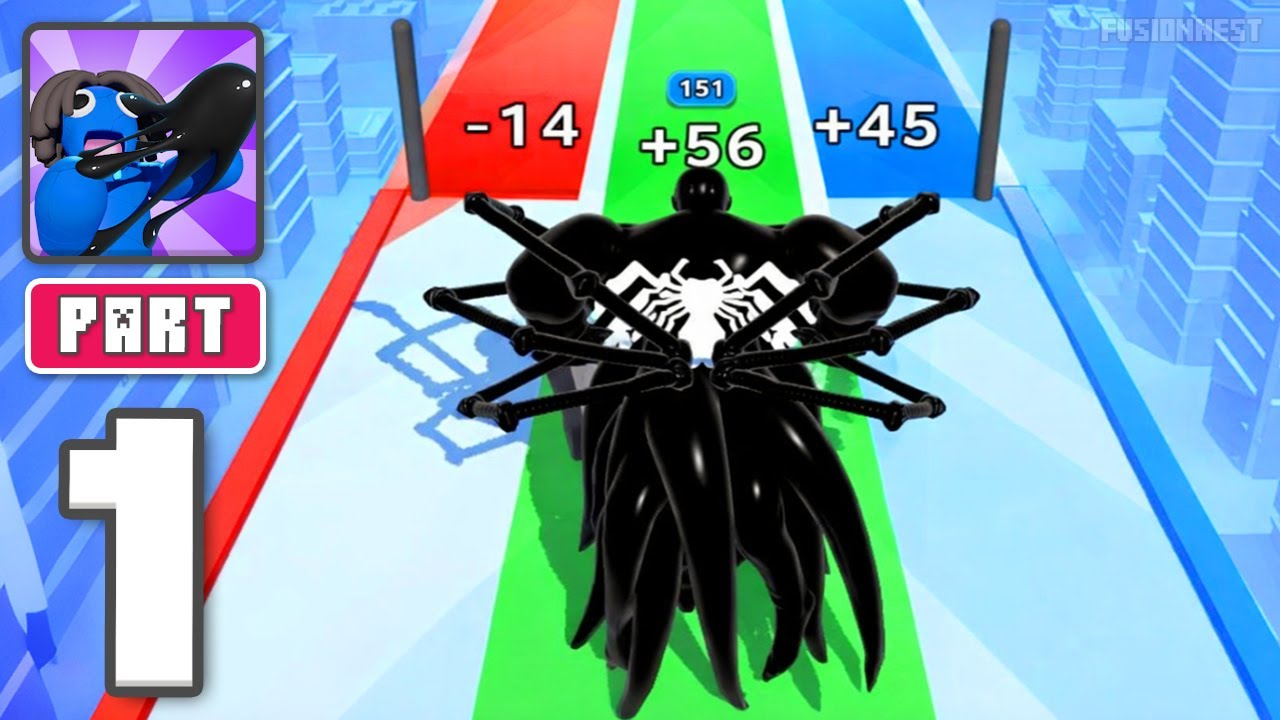Venom Run 3D - Gameplay Walkthrough Part 1 - Toxic Speed Challenge (iOS, Android)