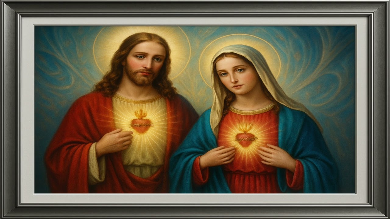 Jesus & Mary | Metal Frame TV Art | Art Screensaver for TV | 1 Scene- 2 Hrs #wallart #artist #art