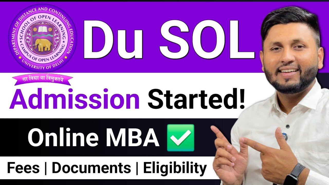 DUSOL MBA Admission 2026 (Admissions Open!) | DUSOL Review | IGNOU Admission 2026 | DUSOL Admission