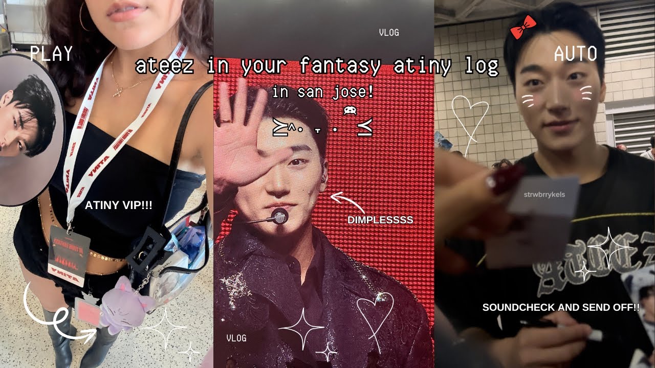 [에이티니 로그] ATINY VLOG ⸜(｡˃ ᵕ ˂ )⸝♡|in your fantasy tour with atiny vip & send off experience!