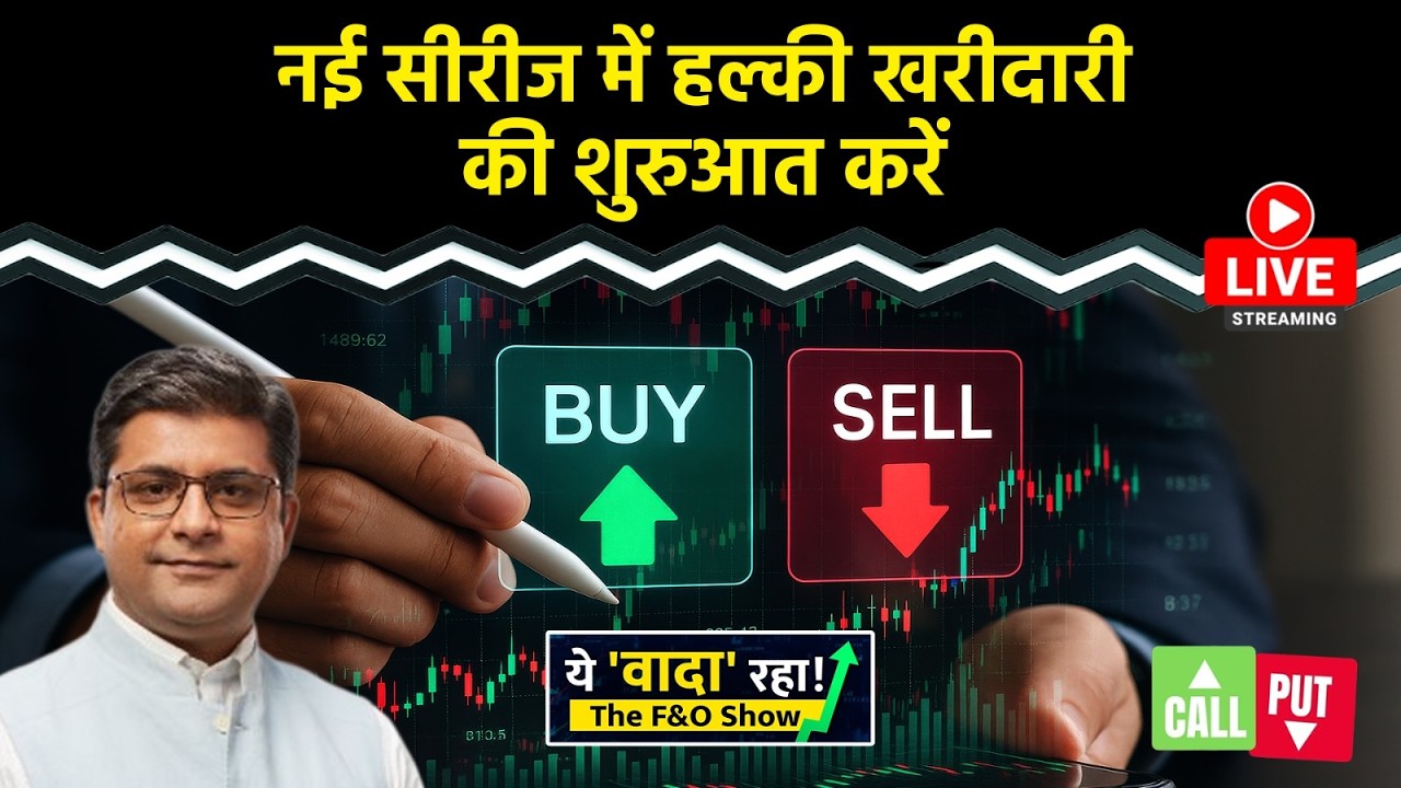 Nifty LIVE : क्या 25500-25300 मार्केट के लिए है महत्वपूर्ण सपोर्ट? F&O Show | Intraday Trading