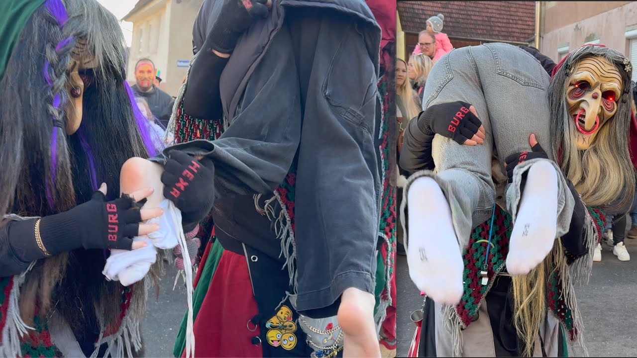 🎊Riesen Fasnet- Party🤩🪩2025 mit den Kaltenecker Burghexa beim Spatzenumzug in Burgstetten (2/3)