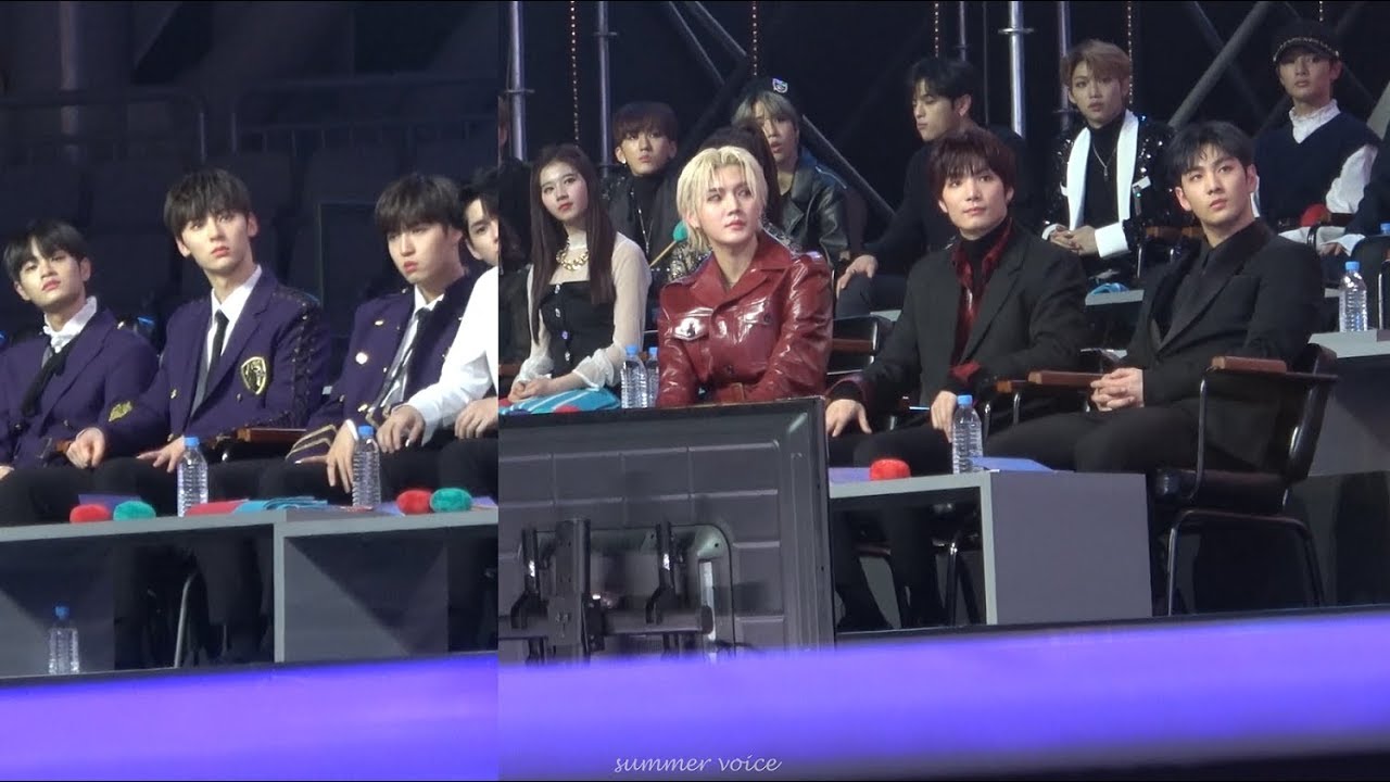 190106 골든디스크 시상식 뉴이스트 오프닝+리액션+엔딩컷 민현 종현 직캠