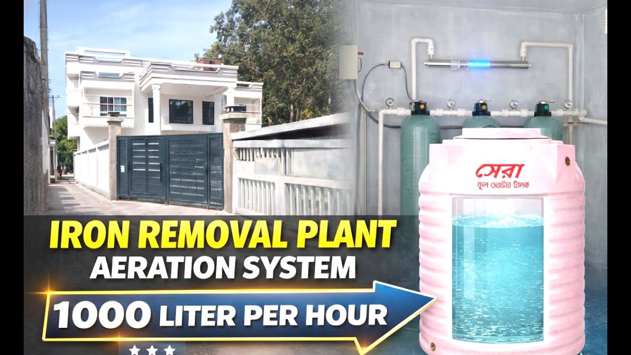 Advanced Iron Removal Plant Installation | 1000 Liters Per Hour Capacity | Waterela