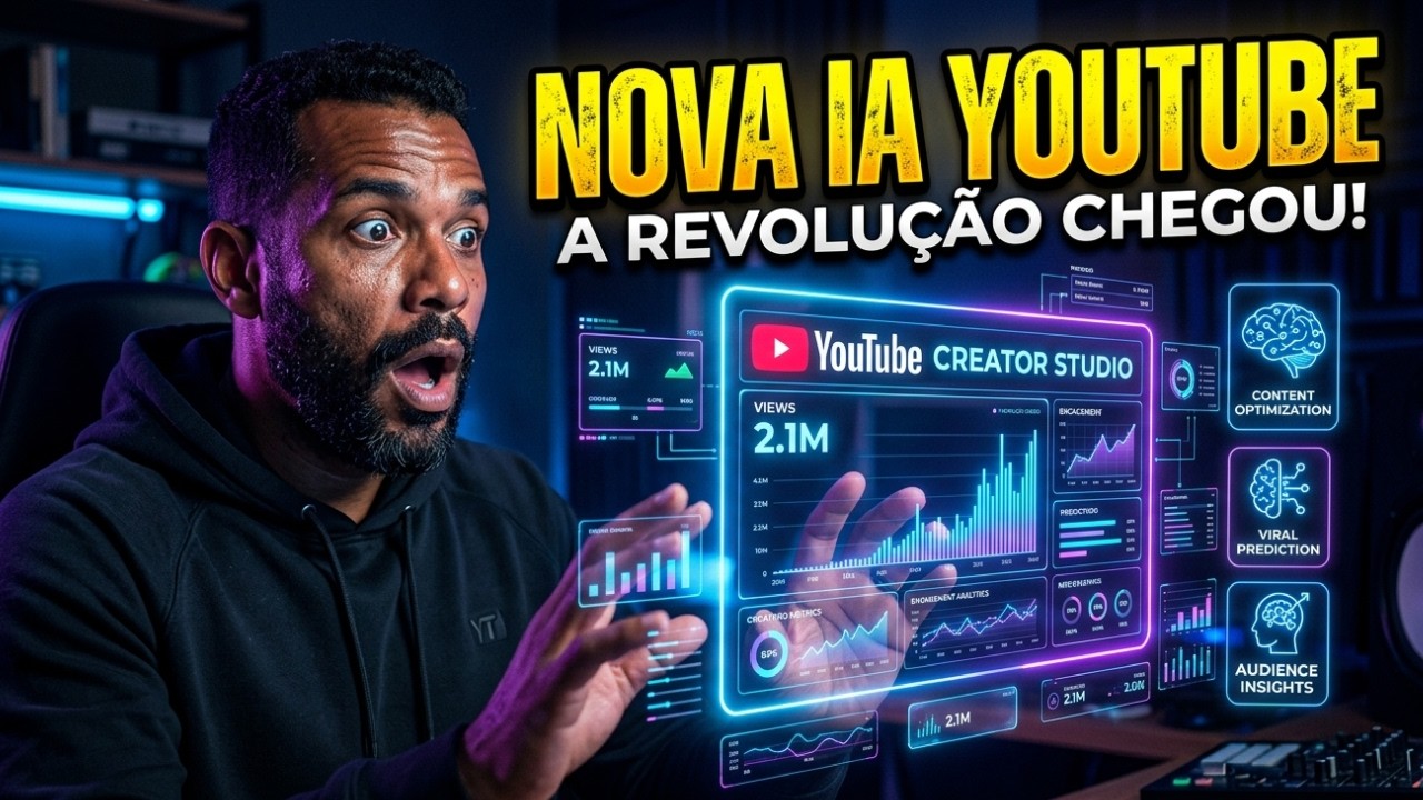 PASSO A PASSO: Como Usar a Nova IA do YouTube Para Dominar Qualquer Nicho