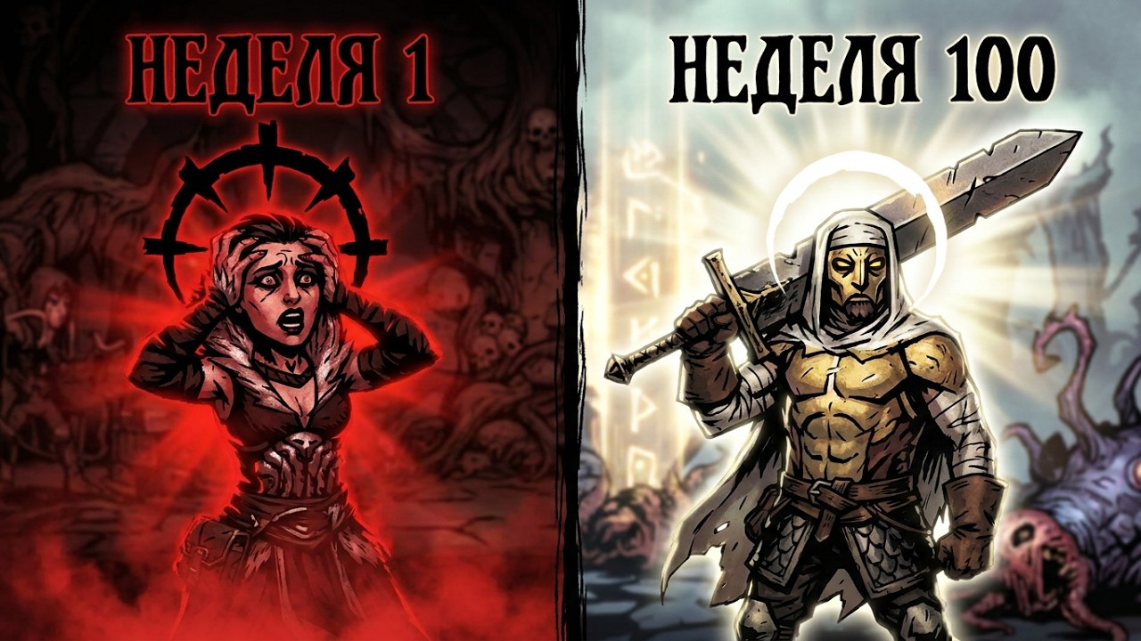 100 Недель ХАРДКОРА в Darkest Dungeon | Кровавая Луна+DLC | Гайд на всех Боссов
