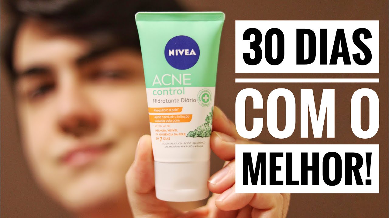30 DIAS NIVEA ACNE CONTROL! O MELHOR! ÁCIDO HIALURÔNICO E ÁCIDO SALICÍLICO