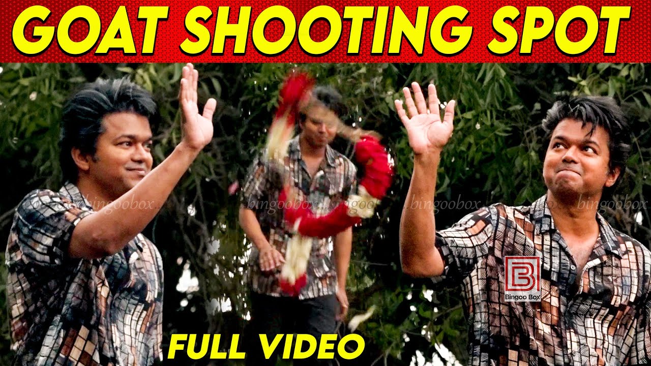 Thalapathy Vijay FANS MEET at GOAT Shooting Spot Vijay The Greatest of All Time Shooting tamilcinema