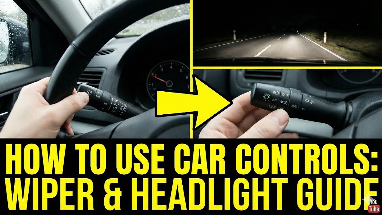 How to use Wiper and Headlight in car | For all cars | Wagon r VXI CNG