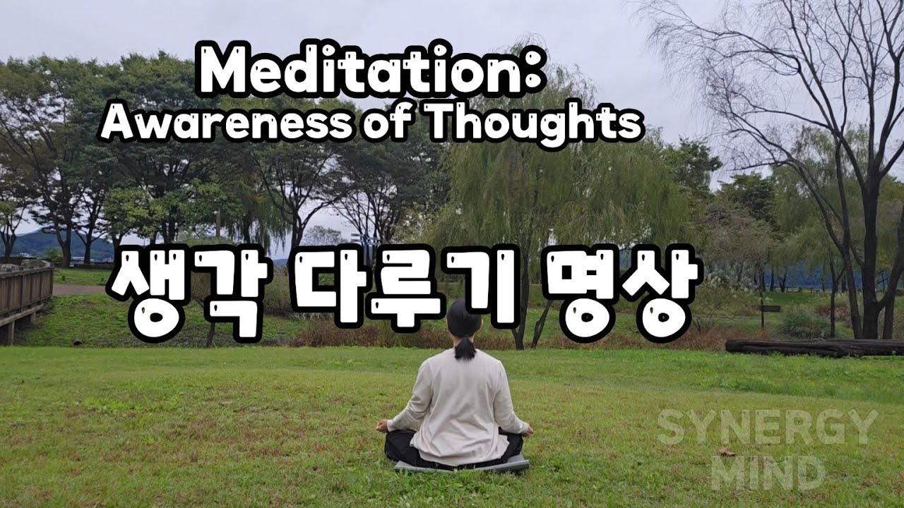 내 생각을 다루는 명상ㅣ생각 알아차림 명상하는 법ㅣ안내 명상 15분 +