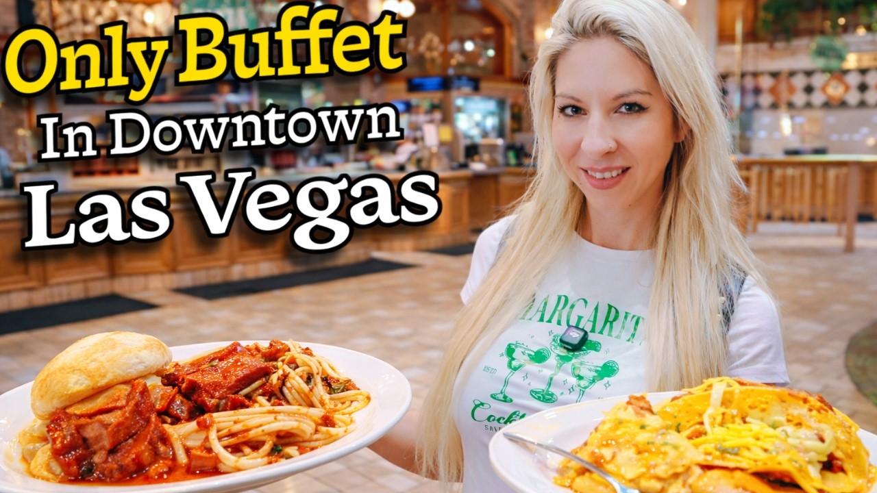LAST Buffet in Downtown Las Vegas (Is It Worth It?) $25 Garden Court Buffet at Main Street Station