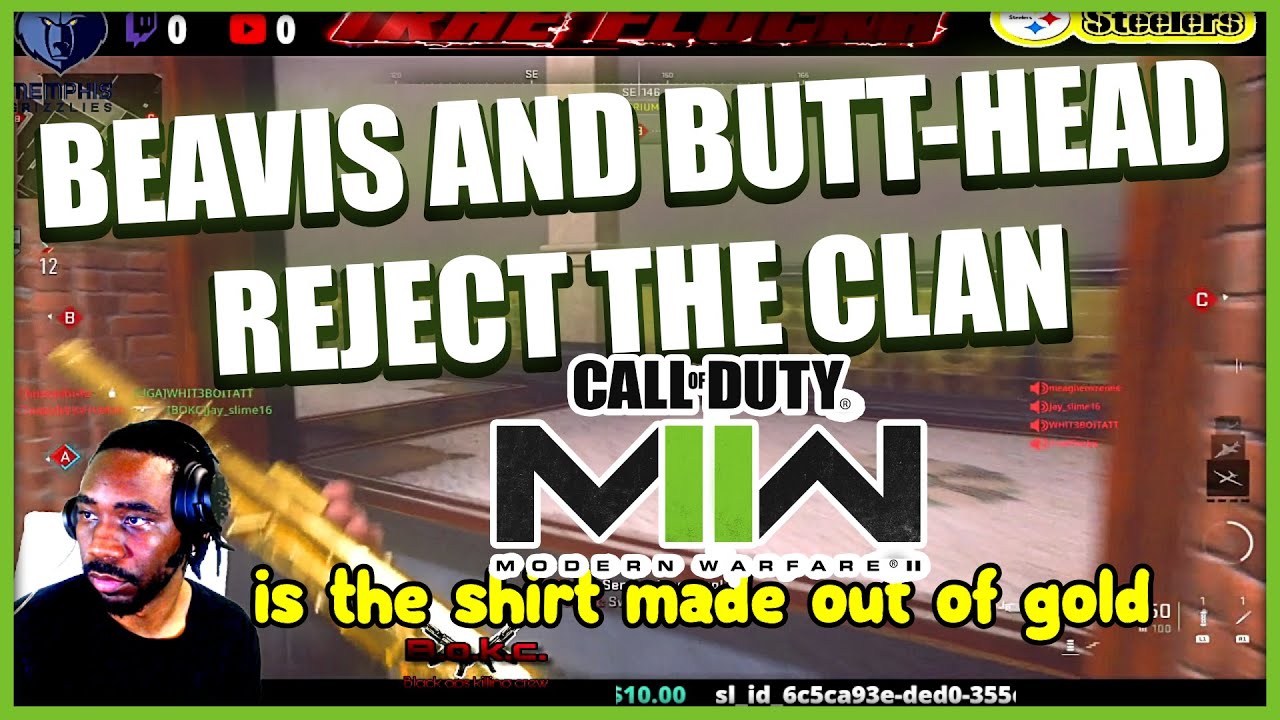 Уморительные аргументы! COD MODERN WARFARE II! Флока против Бивиса и Баттхеда! #BOKC #gomfsfb