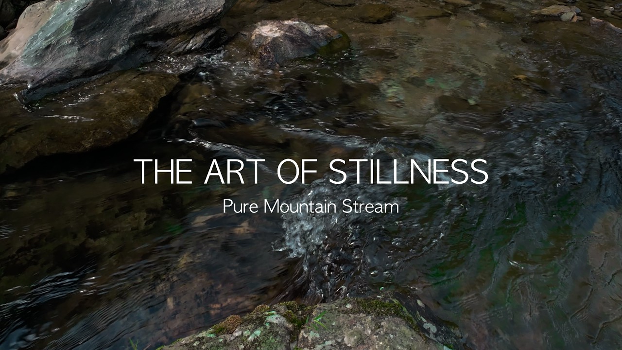 The Art of Stillness | Pure Mountain Stream | For Deep Sleep, Stress Relief & Mindful Study