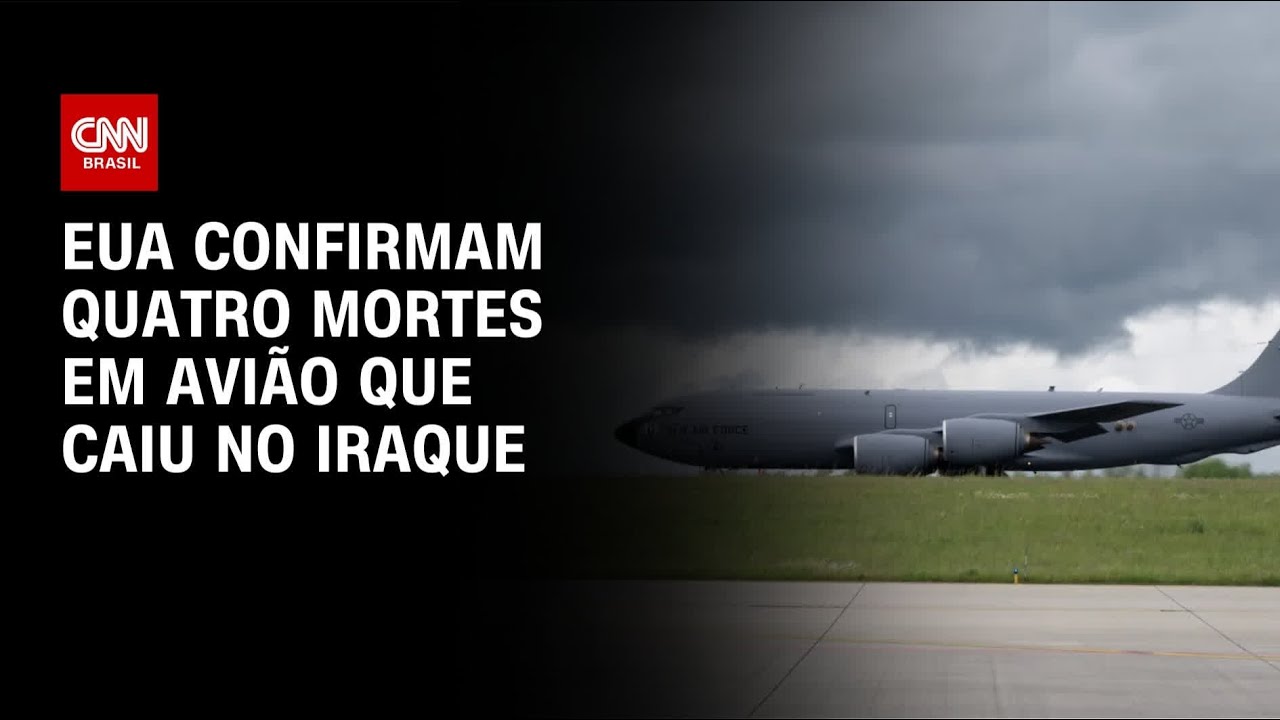 EUA confirmam quatro mortes em avião militar que caiu no Iraque | CNN NOVO DIA
