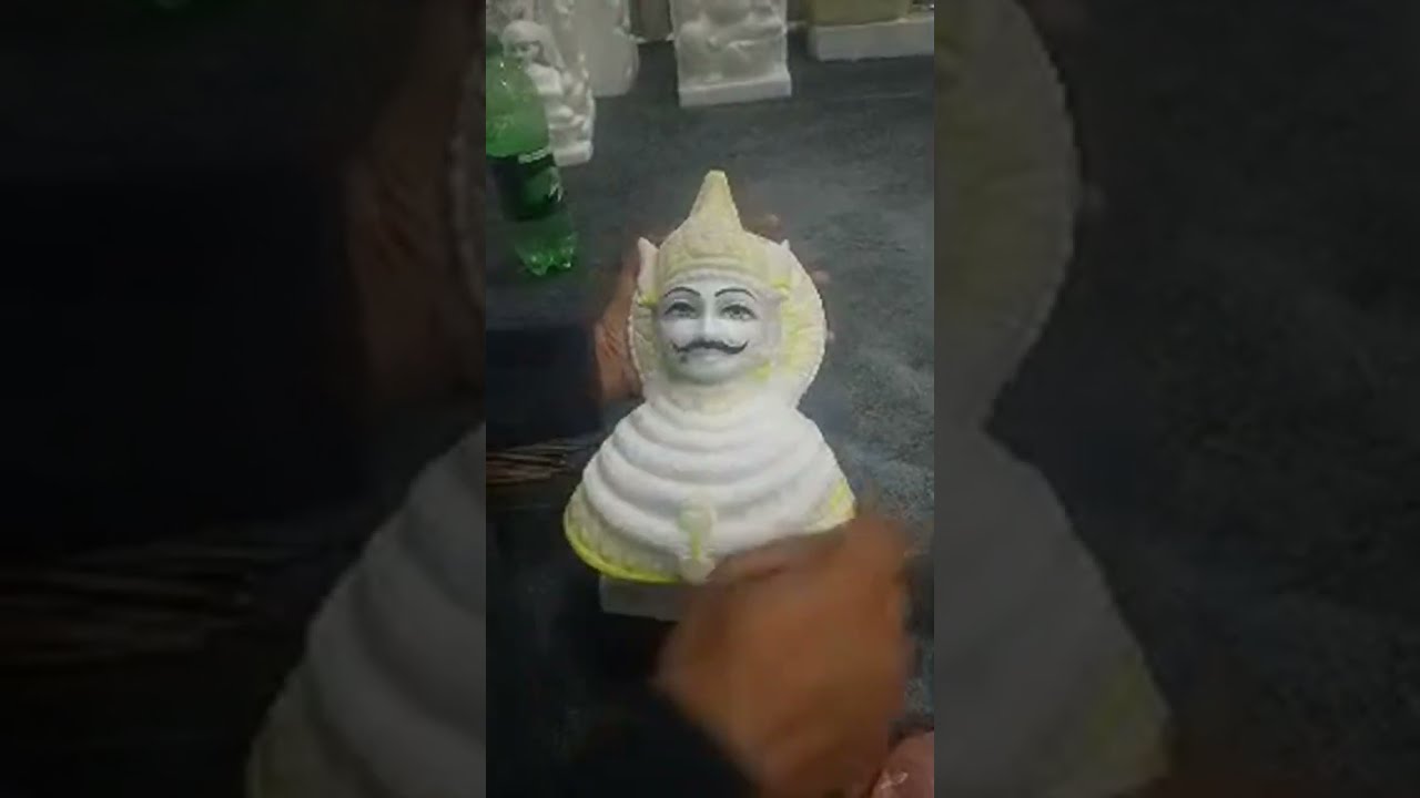 Khatu Shyam ji ki marble Murti ki painting ka Full Video, for Order Call and WhatsApp 9058074841
