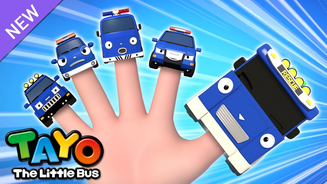 The Rescue Team Finger Song | Tayo Rescue Team Song | Song for Kids | Tayo the Little Bus