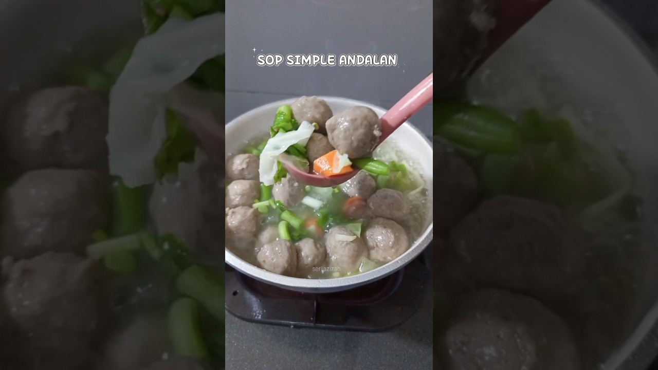 Ide untuk sahur sayur sop simple 