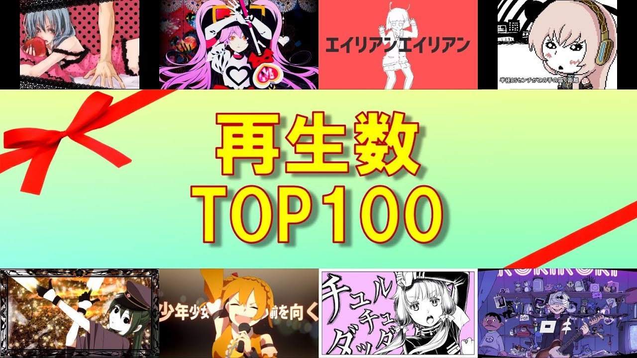 【ニコ動版】VOCALOID楽曲　再生数TOP100！