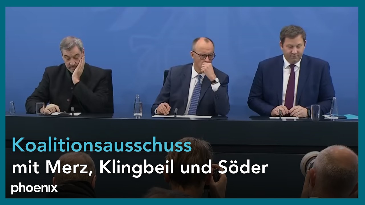 Pressekonferenz: Koalition von Union und SPD zum Koalitionsausschuss | 28.11.2025