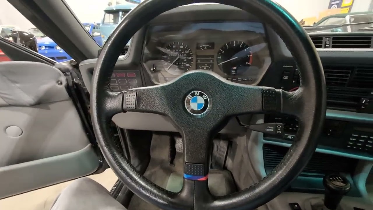 1987 M6 Interior