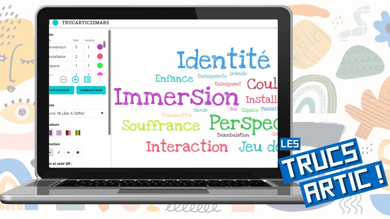 Truc arTIC : Nuage de mots de La Digitale